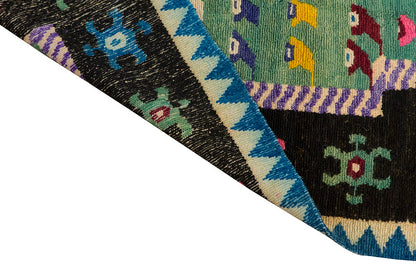 4'1"x5'3" ft Turkish Tulu,Tulu Rug, Karapınar Tulu Rug, Vintage Tulu 124 x 160 cm