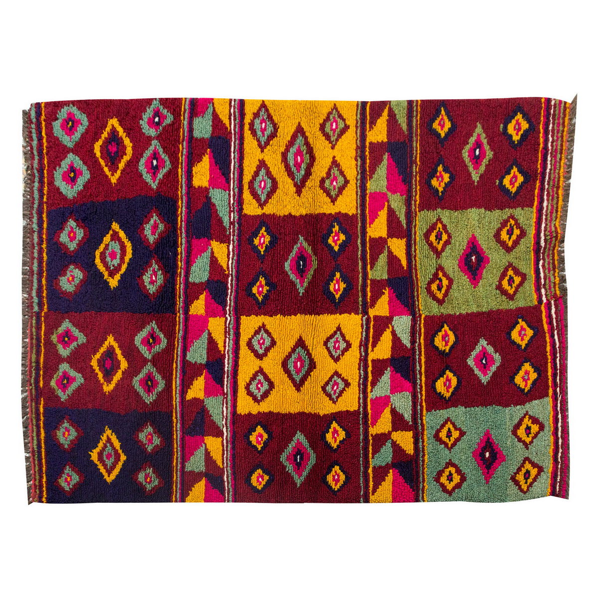 4'1"x6'11" ft Turkish Tulu,Tulu Rug, Karapınar Tulu Rug, Vintage Tulu 125 x 212 cm