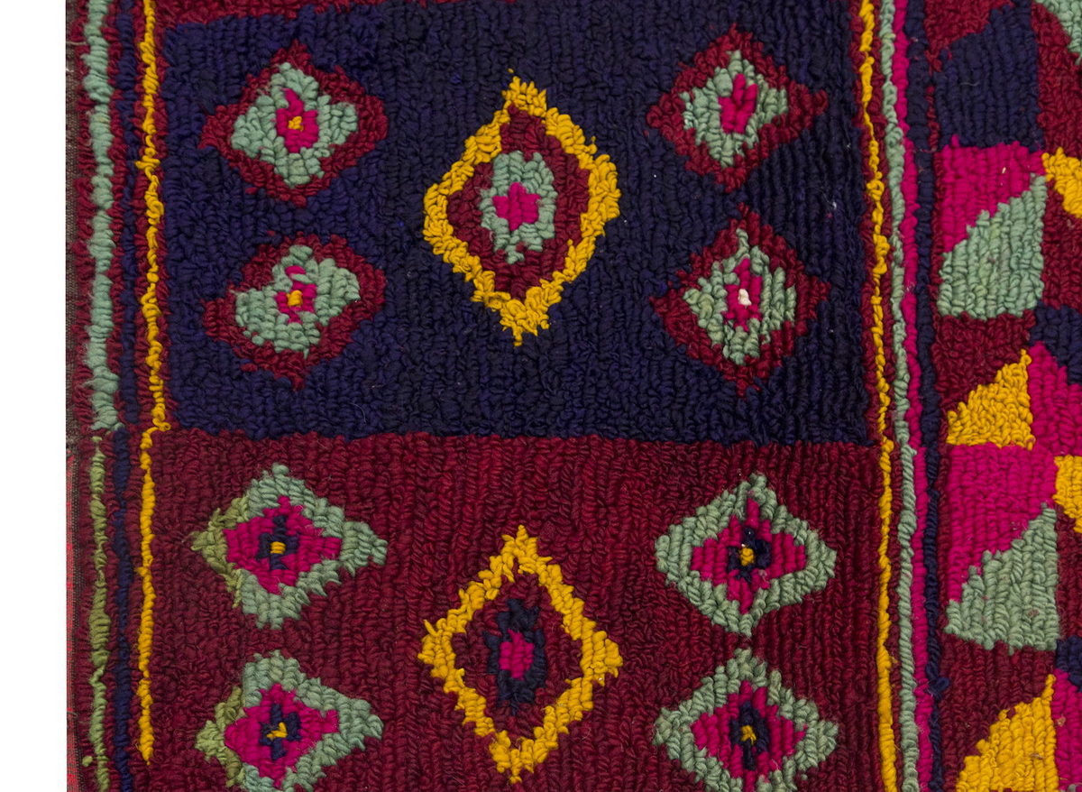 4'1"x6'11" ft Turkish Tulu,Tulu Rug, Karapınar Tulu Rug, Vintage Tulu 125 x 212 cm