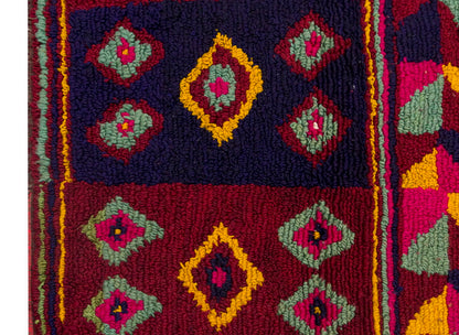4'1"x6'11" ft Turkish Tulu,Tulu Rug, Karapınar Tulu Rug, Vintage Tulu 125 x 212 cm