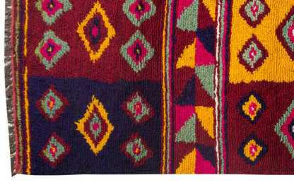 4'1"x6'11" ft Turkish Tulu,Tulu Rug, Karapınar Tulu Rug, Vintage Tulu 125 x 212 cm