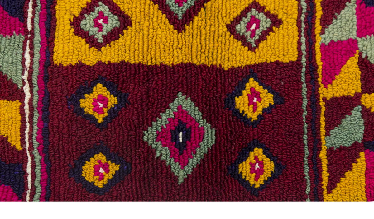 4'1"x6'11" ft Turkish Tulu,Tulu Rug, Karapınar Tulu Rug, Vintage Tulu 125 x 212 cm