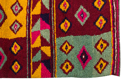 4'1"x6'11" ft Turkish Tulu,Tulu Rug, Karapınar Tulu Rug, Vintage Tulu 125 x 212 cm