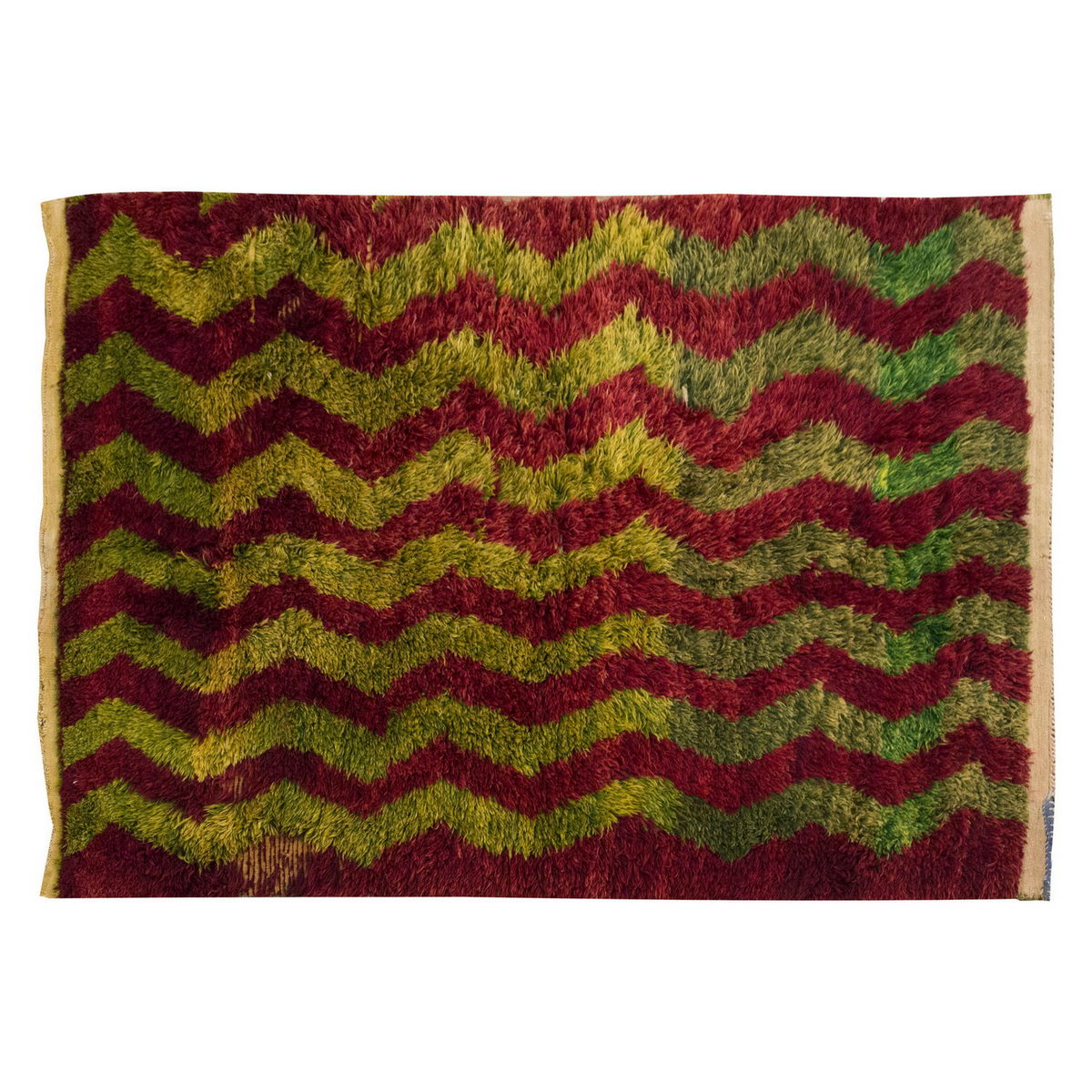 4'10"x6'11" ft Turkish Tulu,Tulu Rug, Karapınar Tulu Rug, Vintage Tulu 147 x 210 cm