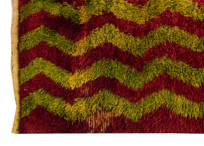 4'10"x6'11" ft Turkish Tulu,Tulu Rug, Karapınar Tulu Rug, Vintage Tulu 147 x 210 cm