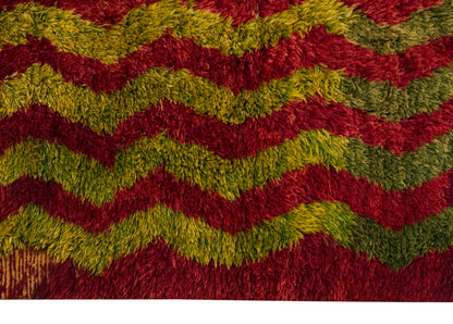 4'10"x6'11" ft Turkish Tulu,Tulu Rug, Karapınar Tulu Rug, Vintage Tulu 147 x 210 cm