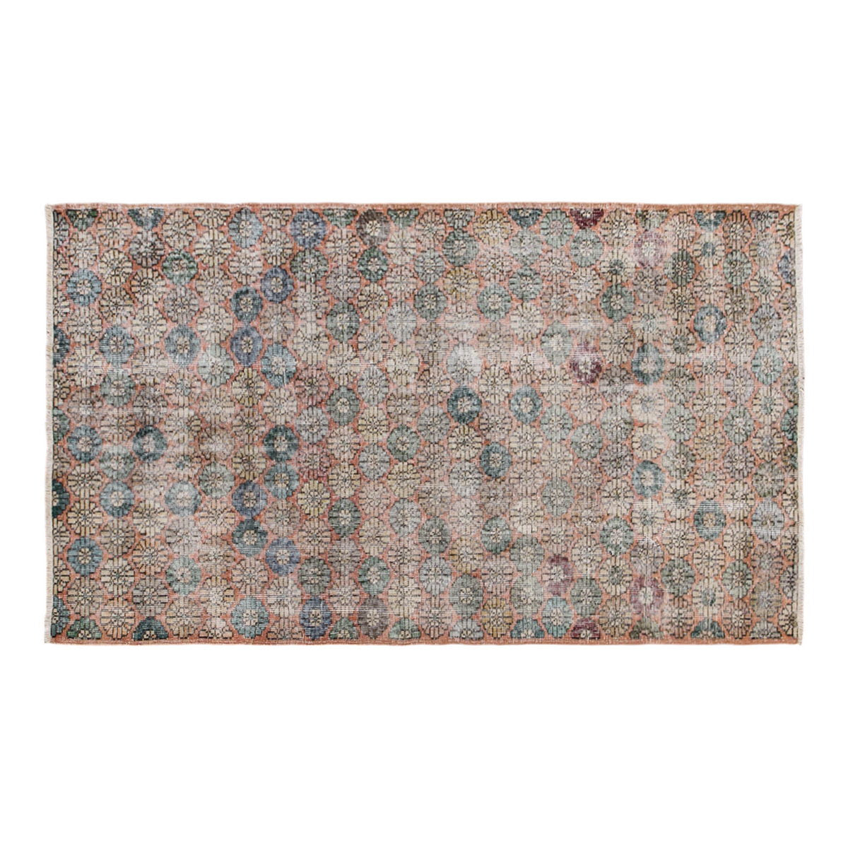 4'2" x 7'4" | 128x224 cm Hand-Spun Wool • Nomadic Anatolian Rug