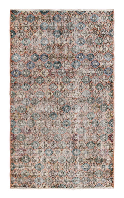 4'2" x 7'4" | 128x224 cm Hand-Spun Wool • Nomadic Anatolian Rug