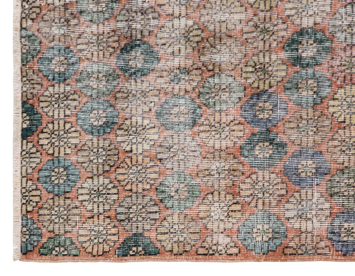 4'2" x 7'4" | 128x224 cm Hand-Spun Wool • Nomadic Anatolian Rug