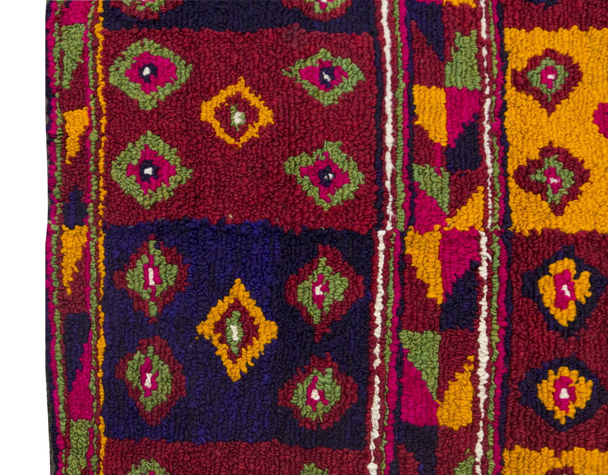 4'2"x5'7" ft Turkish Tulu,Tulu Rug, Karapınar Tulu Rug, Vintage Tulu 126 x 170 cm