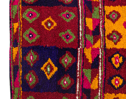 4'2"x5'7" ft Turkish Tulu,Tulu Rug, Karapınar Tulu Rug, Vintage Tulu 126 x 170 cm