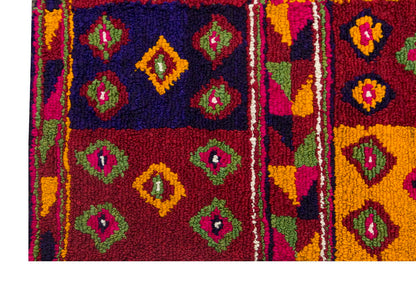 4'2"x5'7" ft Turkish Tulu,Tulu Rug, Karapınar Tulu Rug, Vintage Tulu 126 x 170 cm