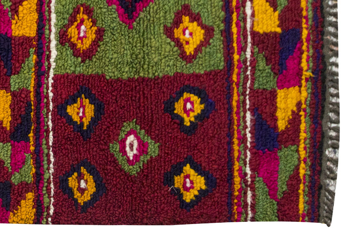 4'2"x5'7" ft Turkish Tulu,Tulu Rug, Karapınar Tulu Rug, Vintage Tulu 126 x 170 cm