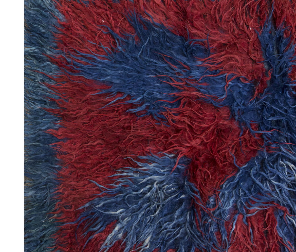 4'2"x5'9" ft Turkish Tulu,Tulu Rug, Karapınar Tulu Rug, Vintage Tulu 128 x 174 cm