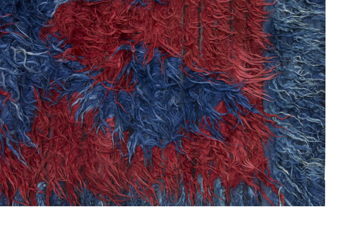 4'2"x5'9" ft Turkish Tulu,Tulu Rug, Karapınar Tulu Rug, Vintage Tulu 128 x 174 cm