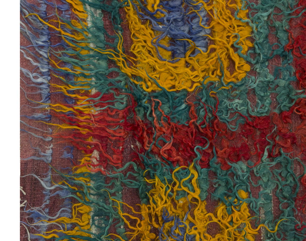 4'2"x6'3" ft Turkish Tulu,Tulu Rug, Karapınar Tulu Rug, Vintage Tulu 128 x 190 cm