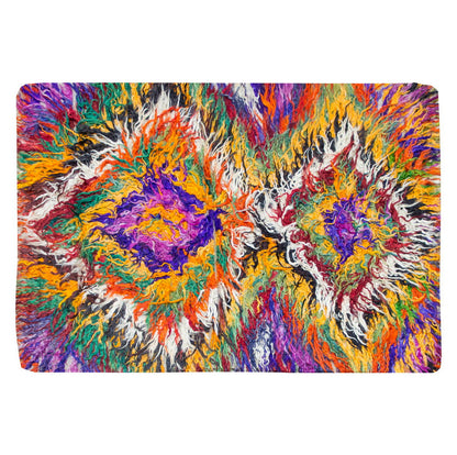 4'2"x6 ft Turkish Tulu,Tulu Rug, Karapınar Tulu Rug, Vintage Tulu 128 x 182 cm