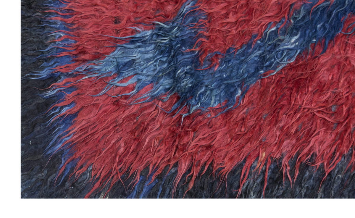 4'3"x5'10" ft Turkish Tulu,Tulu Rug, Karapınar Tulu Rug, Vintage Tulu 129 x 177 cm