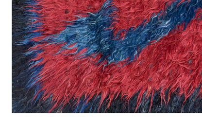 4'3"x5'10" ft Turkish Tulu,Tulu Rug, Karapınar Tulu Rug, Vintage Tulu 129 x 177 cm