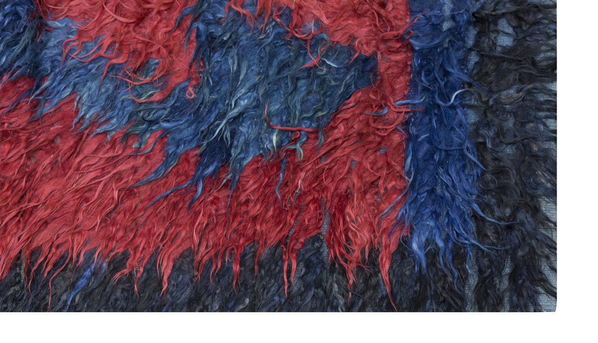 4'3"x5'10" ft Turkish Tulu,Tulu Rug, Karapınar Tulu Rug, Vintage Tulu 129 x 177 cm