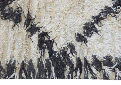 4'4"x5'6" ft Turkish Tulu,Tulu Rug, Karapınar Tulu Rug, Vintage Tulu 132 x 168 cm