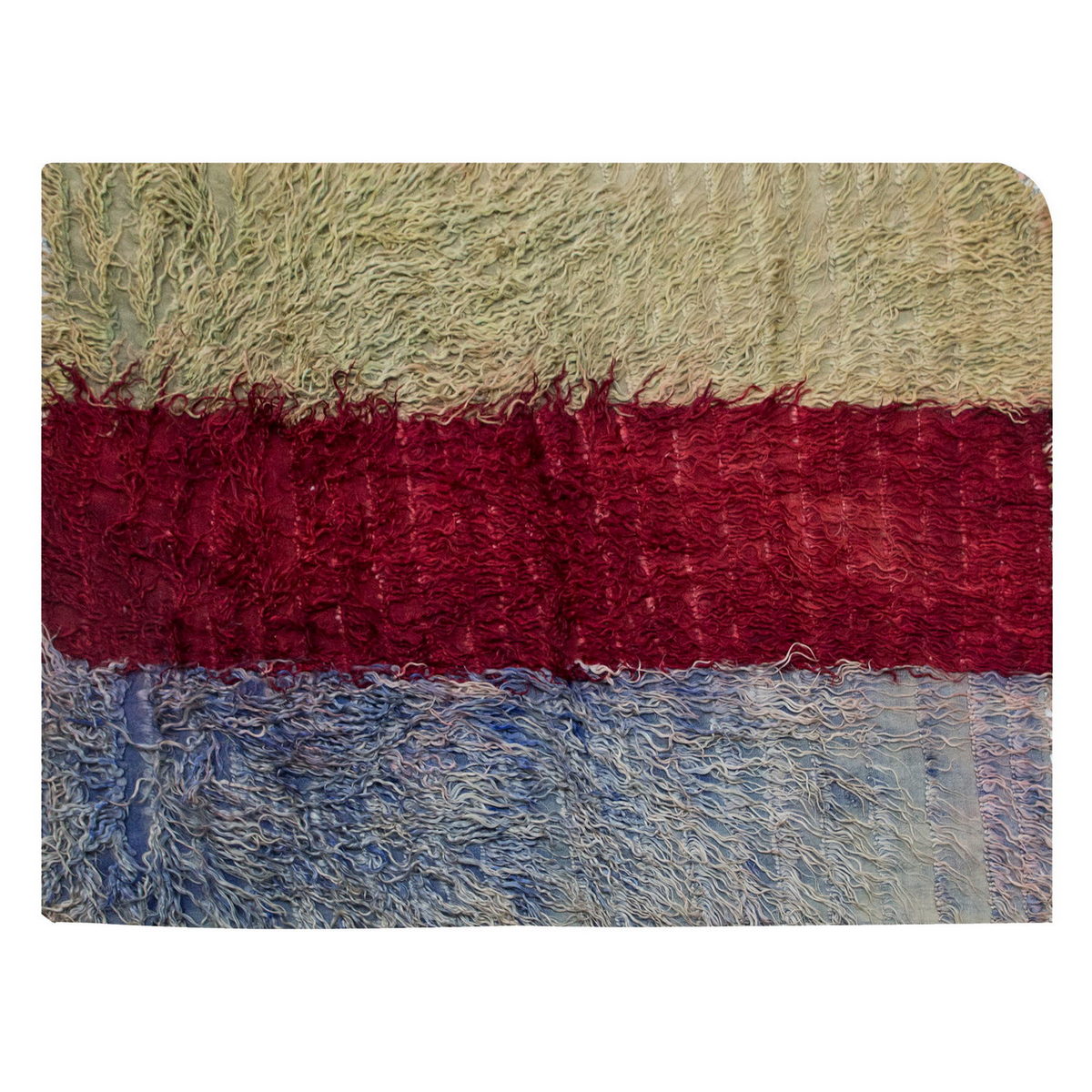4'4"x5'7" ft Turkish Tulu,Tulu Rug, Karapınar Tulu Rug, Vintage Tulu 133 x 170 cm