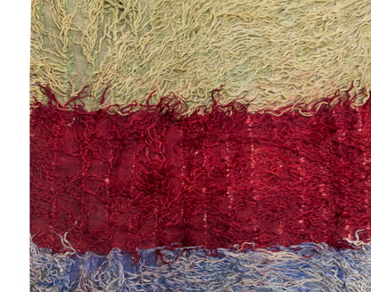 4'4"x5'7" ft Turkish Tulu,Tulu Rug, Karapınar Tulu Rug, Vintage Tulu 133 x 170 cm