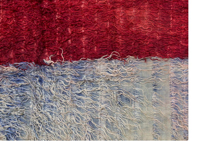 4'4"x5'7" ft Turkish Tulu,Tulu Rug, Karapınar Tulu Rug, Vintage Tulu 133 x 170 cm