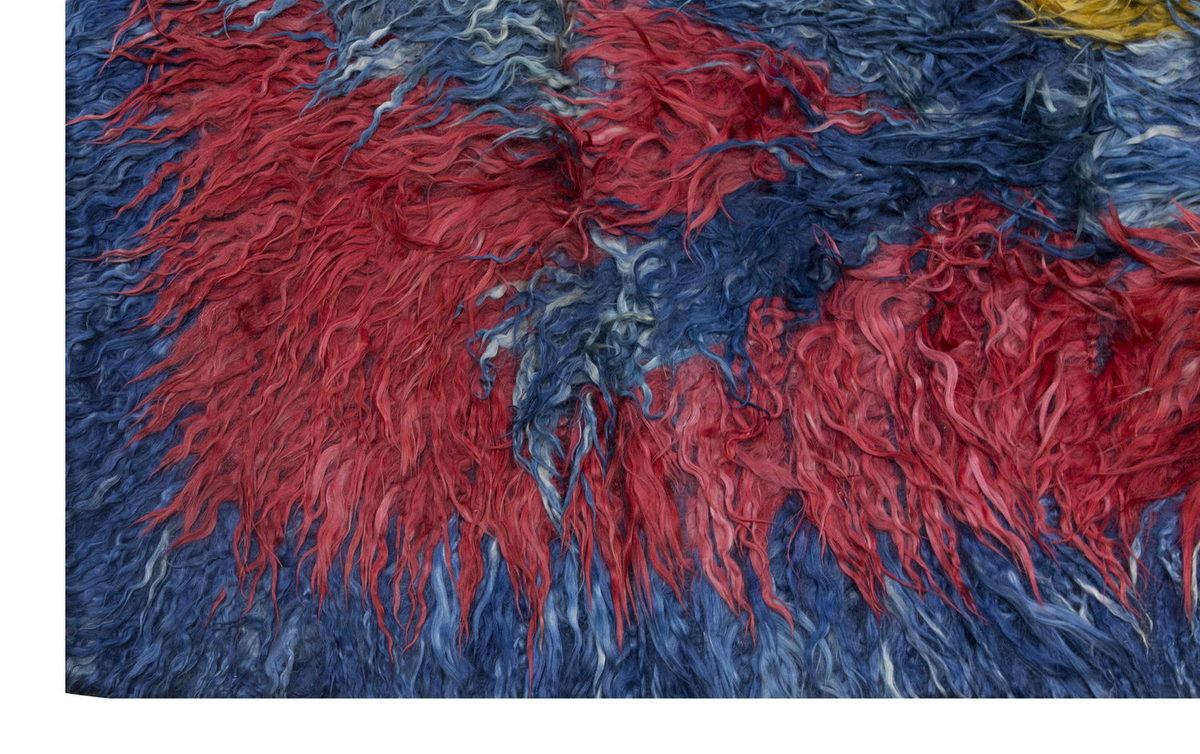 4'5"x6'4" ft Turkish Tulu,Tulu Rug, Karapınar Tulu Rug, Vintage Tulu 135 x 192 cm
