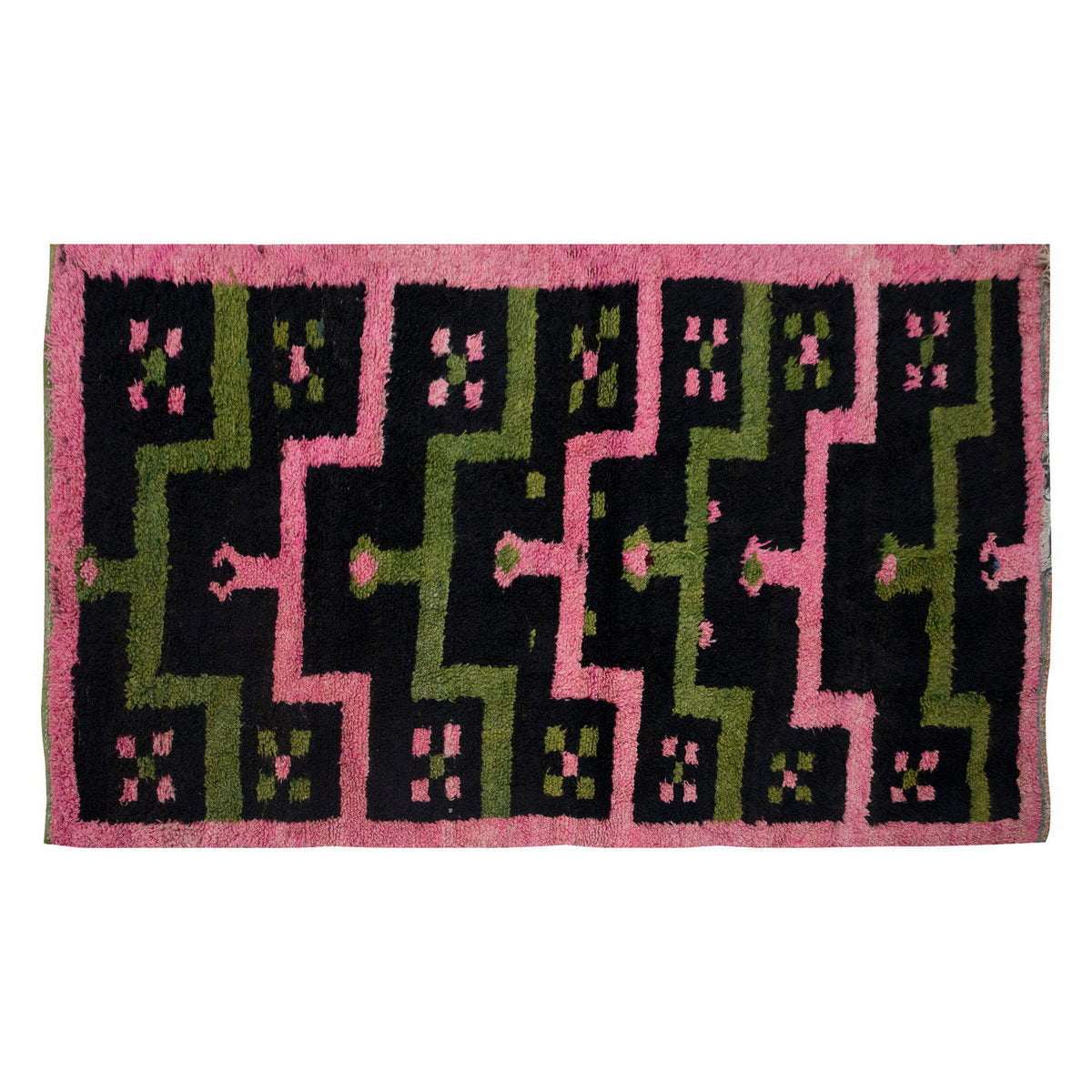 4'5"x7'7" ft Turkish Tulu,Tulu Rug, Karapınar Tulu Rug, Vintage Tulu 134 x 230 cm