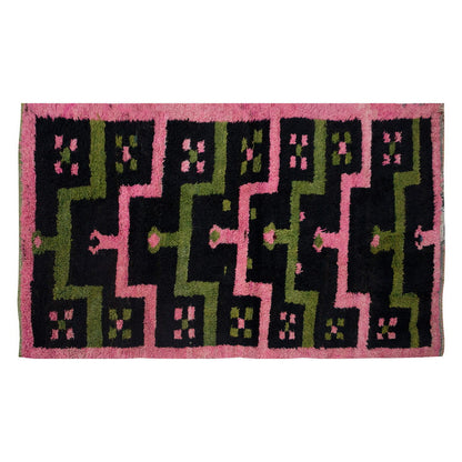 4'5"x7'7" ft Turkish Tulu,Tulu Rug, Karapınar Tulu Rug, Vintage Tulu 134 x 230 cm