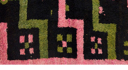 4'5"x7'7" ft Turkish Tulu,Tulu Rug, Karapınar Tulu Rug, Vintage Tulu 134 x 230 cm