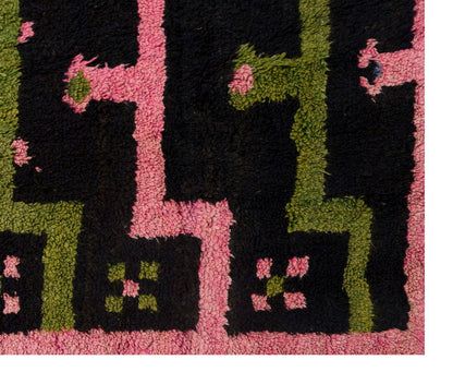 4'5"x7'7" ft Turkish Tulu,Tulu Rug, Karapınar Tulu Rug, Vintage Tulu 134 x 230 cm