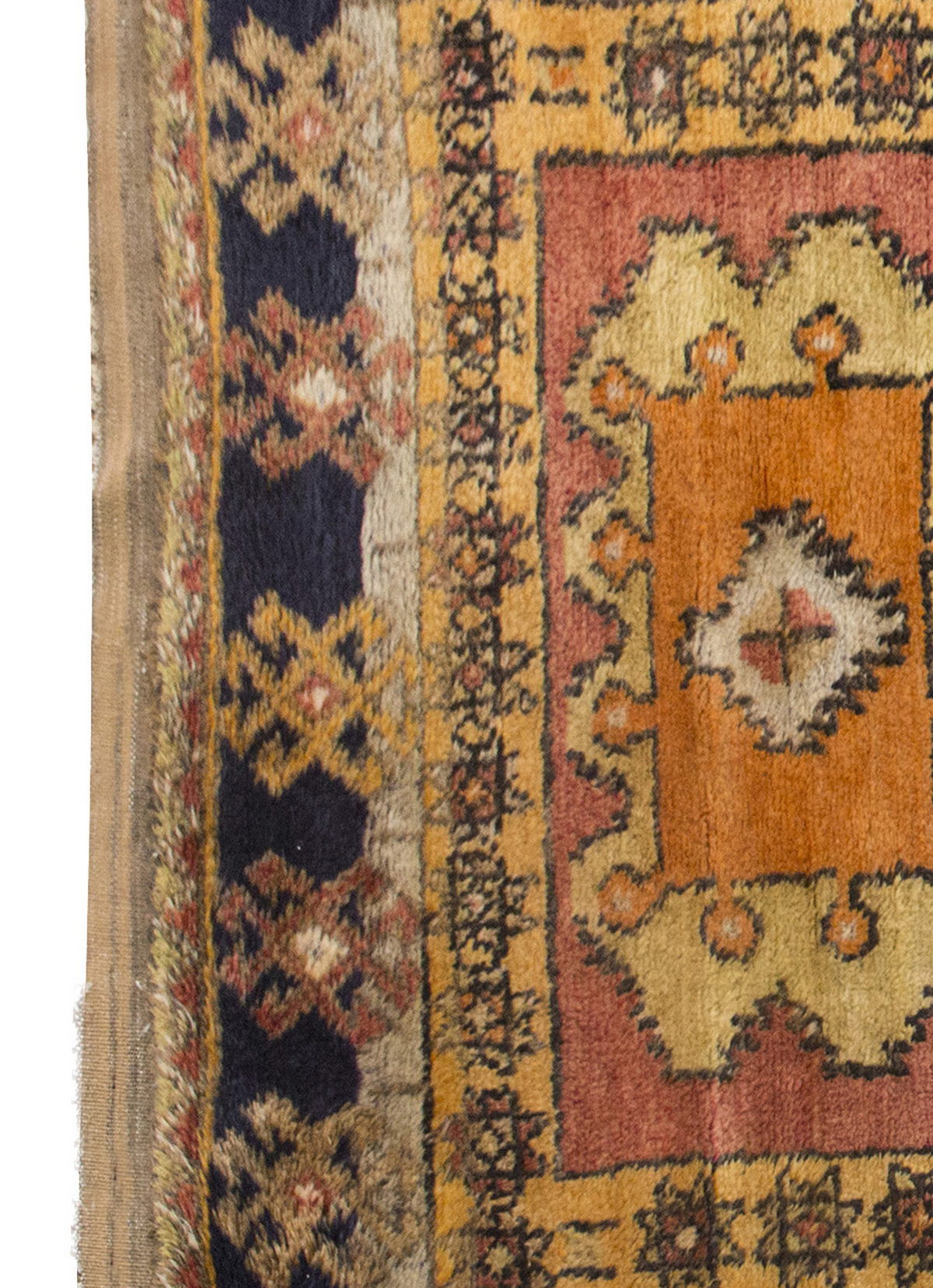 4'9"x7'3" ft Turkish Tulu,Tulu Rug, Karapınar Tulu Rug, Vintage Tulu 145 x 222 cm