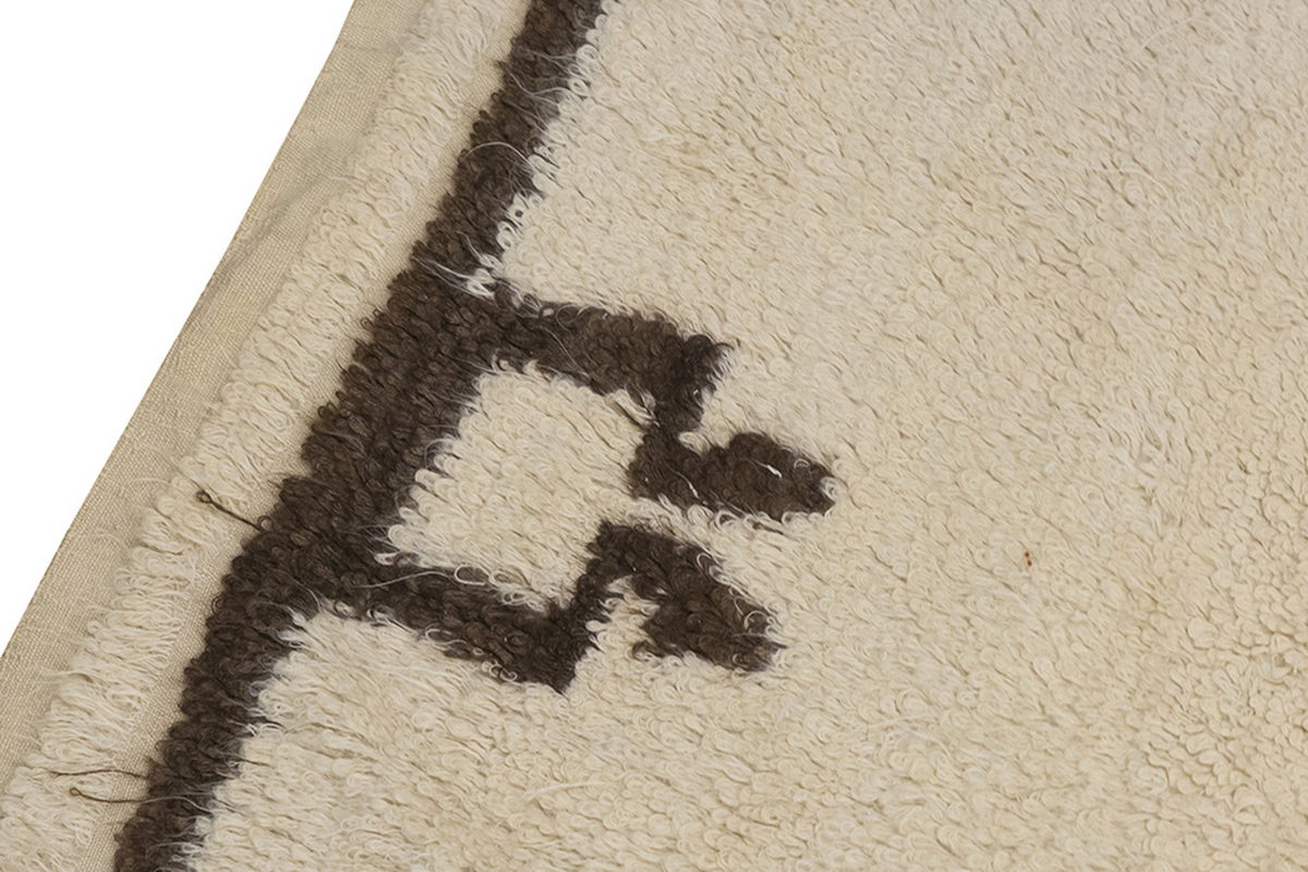 4'x 5'4" ft Turkish Tulu,Tulu Rug, Karapınar Tulu Rug, Vintage Tulu 123 x 163 cm