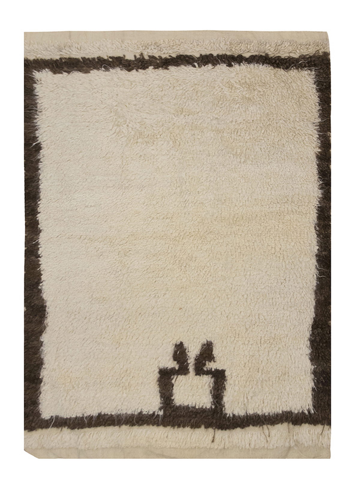 4'x 5'4" ft Turkish Tulu,Tulu Rug, Karapınar Tulu Rug, Vintage Tulu 123 x 163 cm