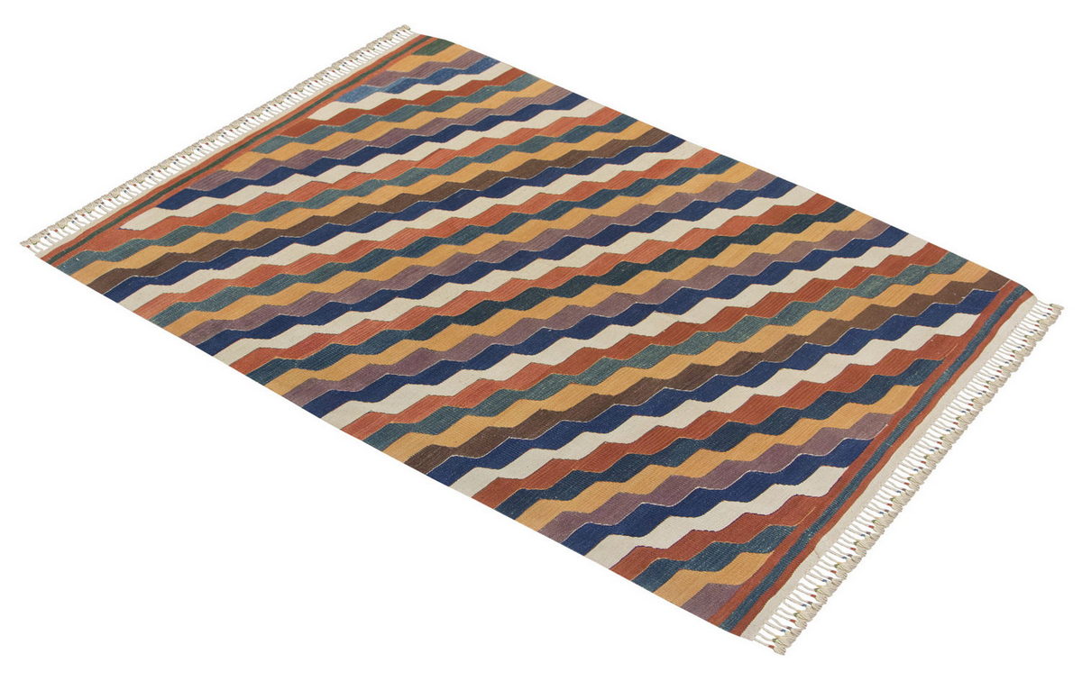 4.4x5.11 feet Kilim,4x6 Kilim Rug,Turkish Kilim Rug,Oushak Kilim,Handwoven Kilim, Handspun Wool Kilim Rug,New Kilim Rug,Natural Color Kilim