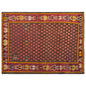 4.8 x 7.1 ft, Vintage Karabagh Kilim, Handwoven Wool