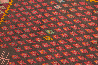 4.8 x 7.1 ft, Vintage Karabagh Kilim, Handwoven Wool