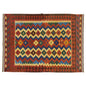 4.8x6.7 feet Kilim,5x7 Kilim Rug,Turkish Kilim Rug,Oushak Kilim,Handwoven Kilim, Handspun Wool Kilim Rug,New Kilim Rug,Natural Color Kilim