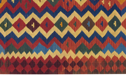 4.8x6.7 feet Kilim,5x7 Kilim Rug,Turkish Kilim Rug,Oushak Kilim,Handwoven Kilim, Handspun Wool Kilim Rug,New Kilim Rug,Natural Color Kilim