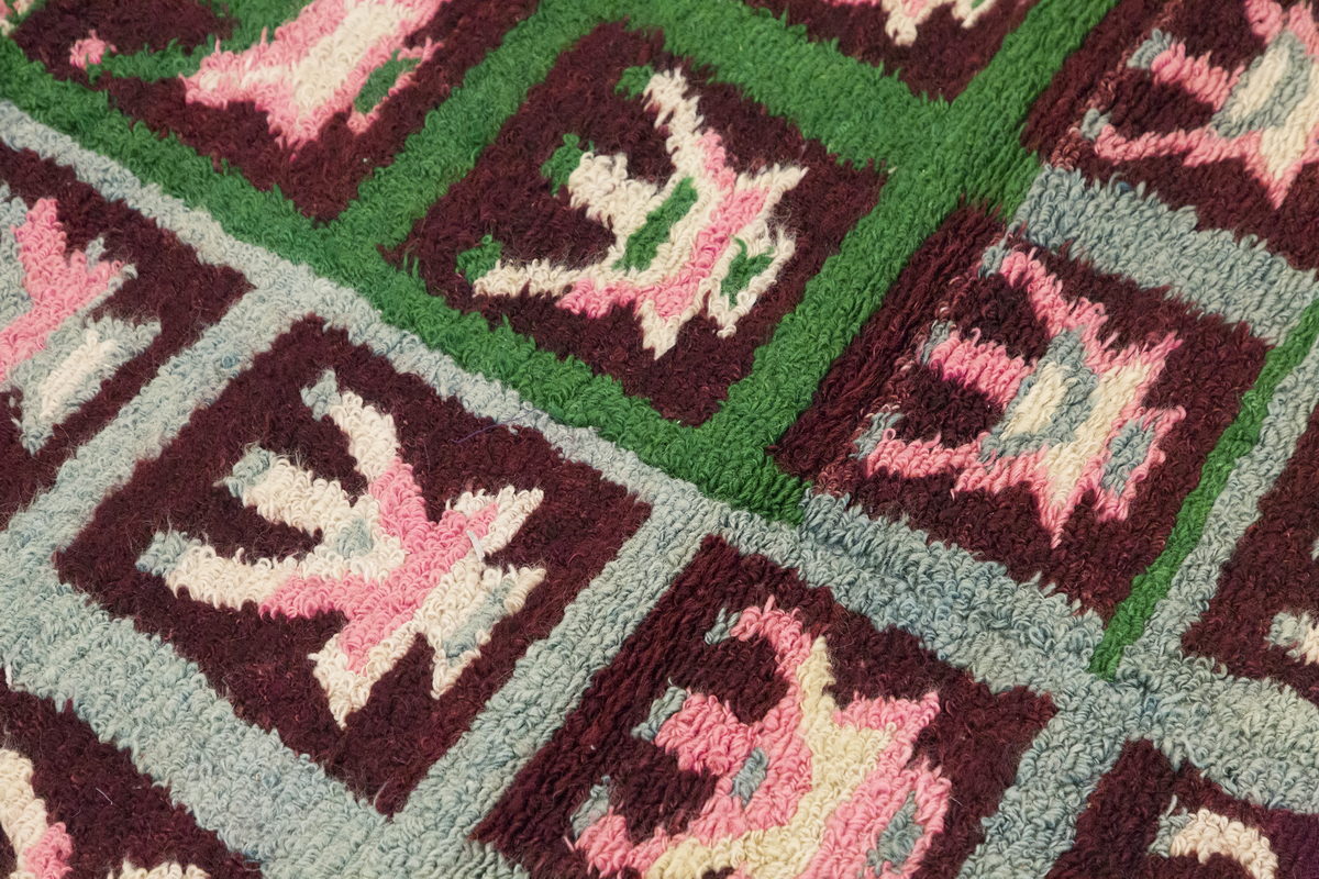 4 x 4'9 ft Turkish Tulu,Tulu Rug, Karapınar Tulu Rug, Vintage Tulu 119 x 146 cm