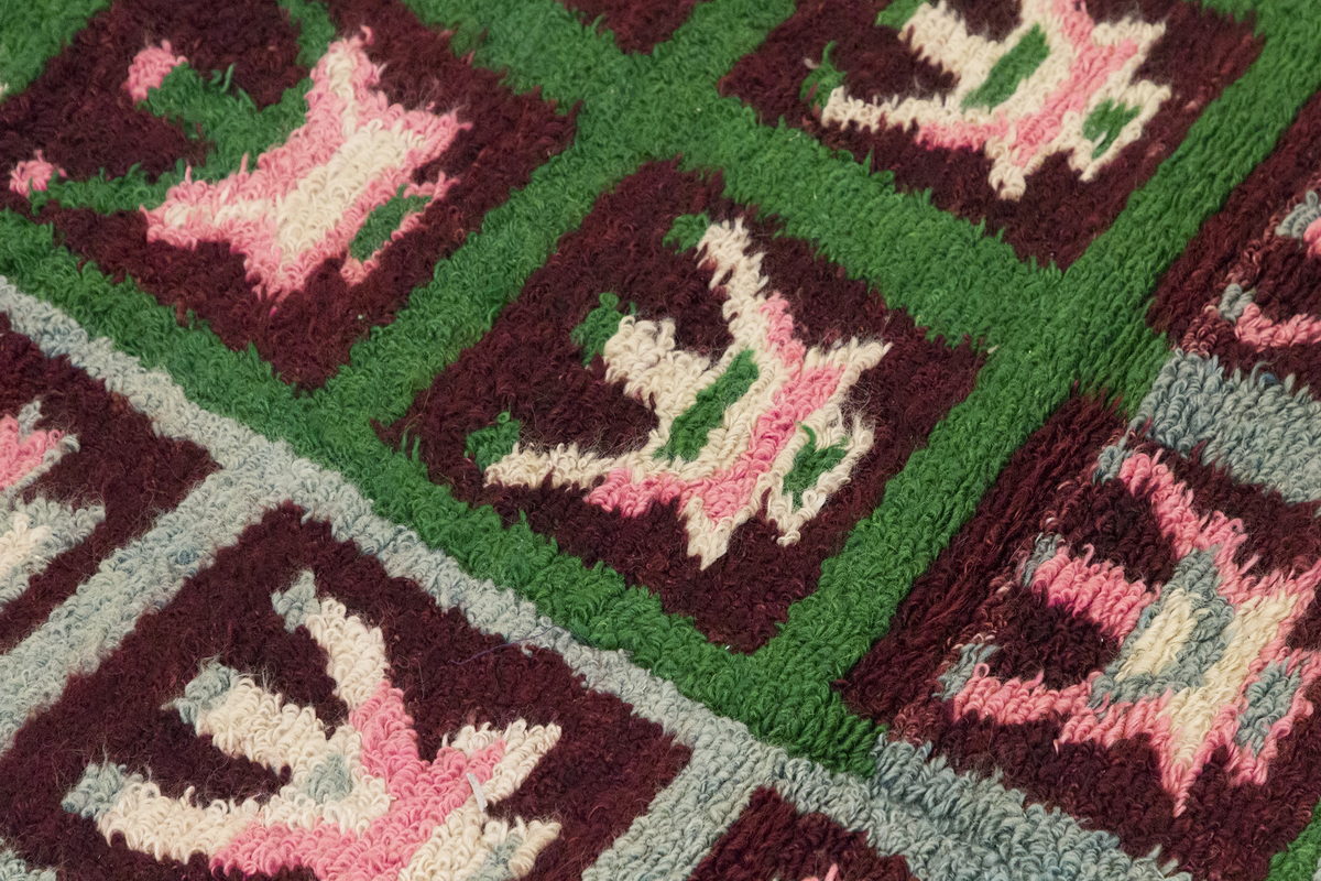 4 x 4'9 ft Turkish Tulu,Tulu Rug, Karapınar Tulu Rug, Vintage Tulu 119 x 146 cm