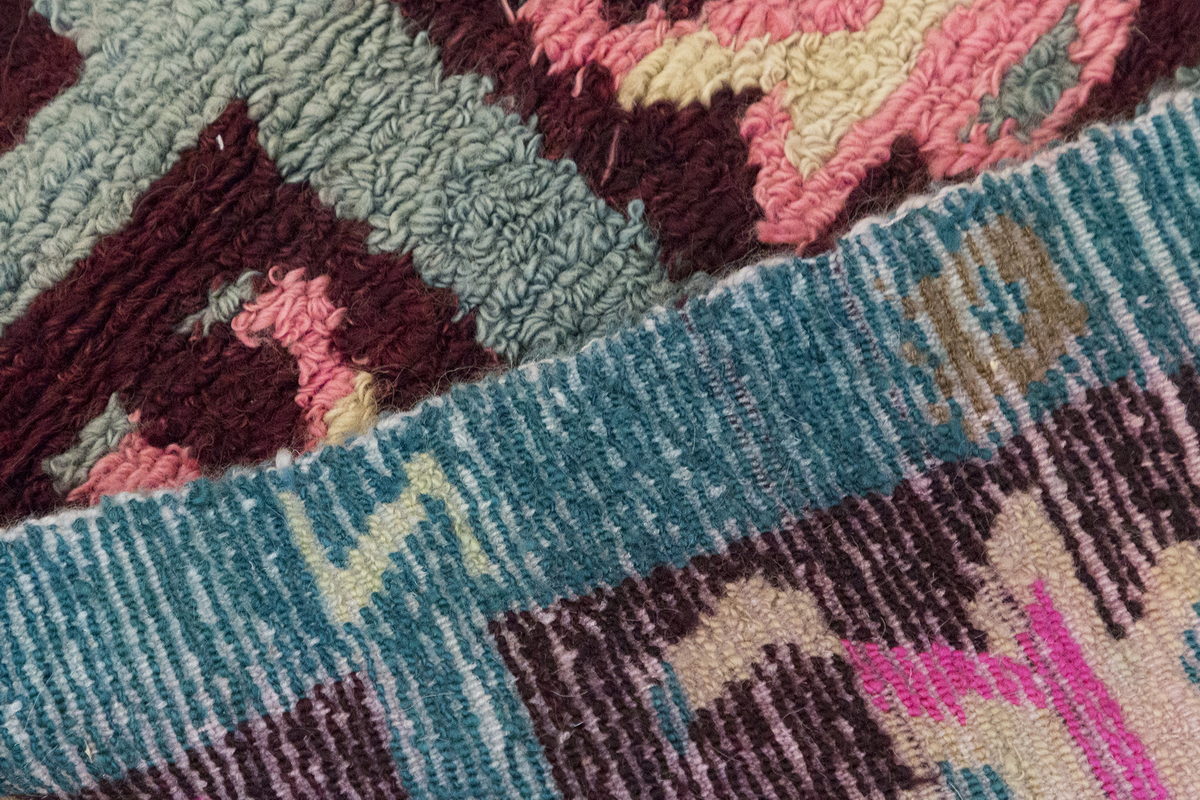 4 x 4'9 ft Turkish Tulu,Tulu Rug, Karapınar Tulu Rug, Vintage Tulu 119 x 146 cm