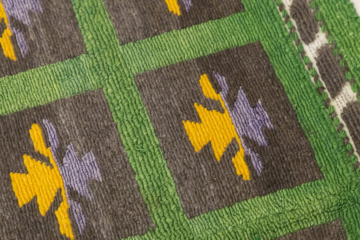 4 x 4 ft Turkish Tulu,Tulu Rug, Karapınar Tulu Rug, Vintage Tulu 116 x 120 cm