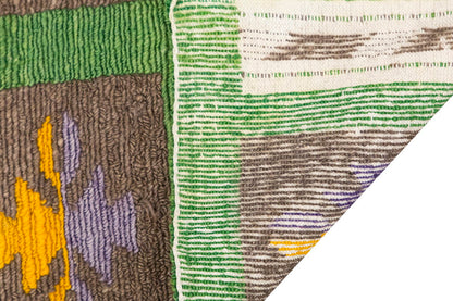 4 x 4 ft Turkish Tulu,Tulu Rug, Karapınar Tulu Rug, Vintage Tulu 116 x 120 cm