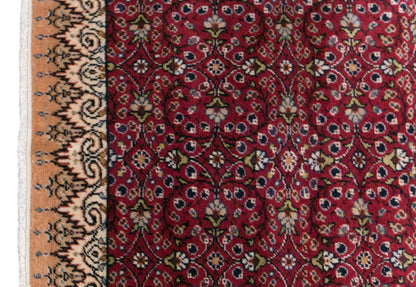 Vintage Kayseri Rug, 102 × 200 cm / 3.3 x 6.6 ft Handmade Wool Cotton Rug