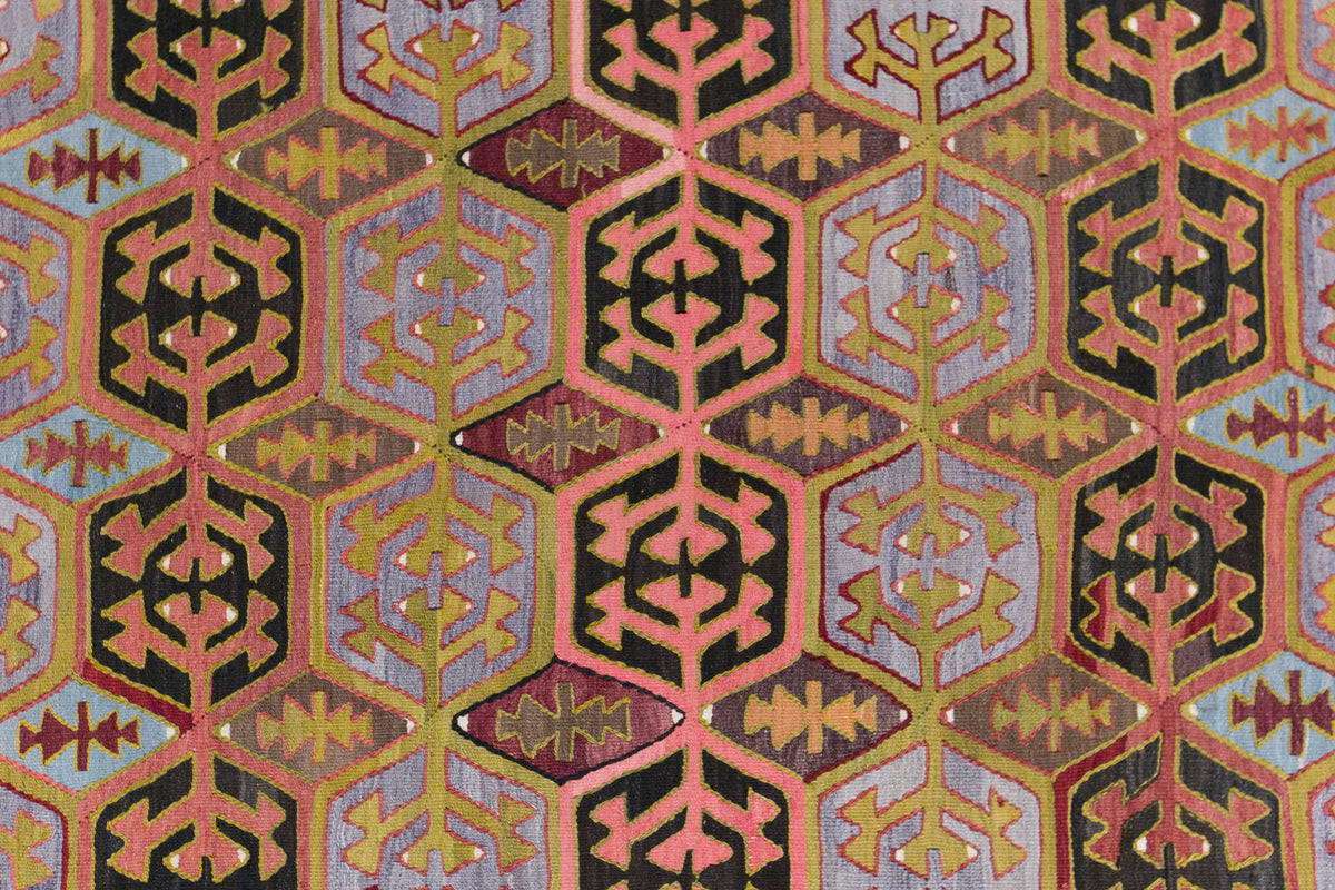 Vintage Sivrihisar Kilim, 165 x 350 cm / 5.4 x 11 feet