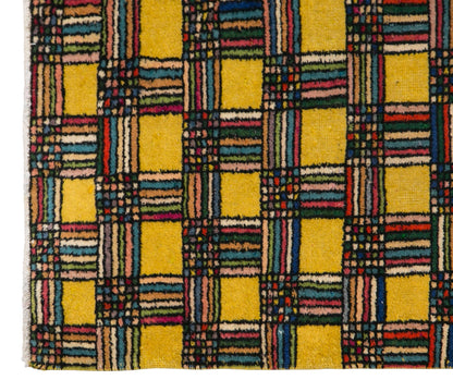 Modern Turkish Area Rug, 3.2x6.2 ft, 97x190 cm