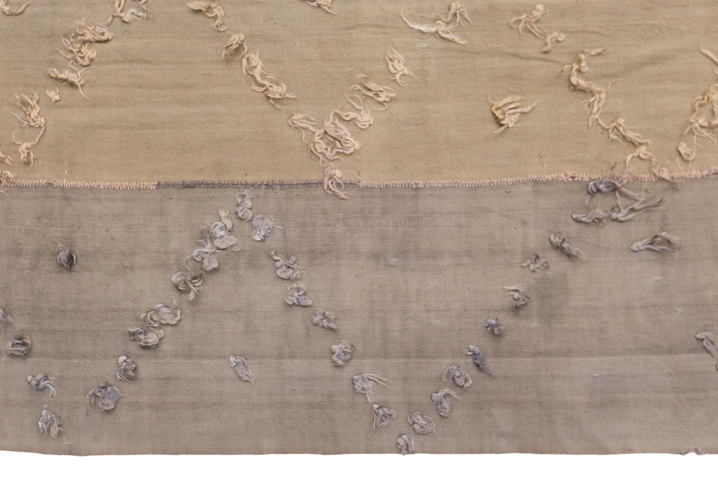 Vintage Konya Cihanbeyli Curtain Kilim Rug, 4.4 x 15 ft, 135 x 460 cm, Handwoven Turkish Wool Kilim